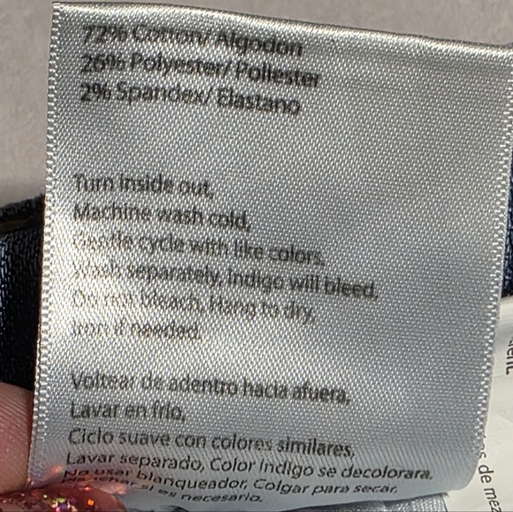 RISEN LARGE CUFF WIDE LEG HIGH RISE JEANS SZ 5/27 - Picture 15 of 15